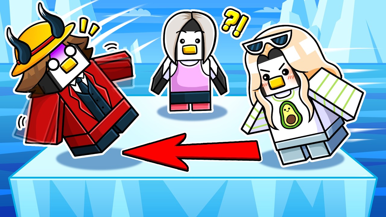 WE PLAYED ROBLOX PENGUIN KNOCKOUT!