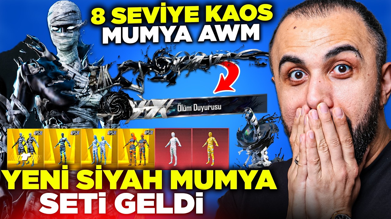 YENİ SİYAH MUMYA VE 8 SEVİYE MUMYA AWM GELDİ!! 😱 TÜM NADİR MUMYALAR GERİ DÖNDÜ! - PUBG Mobile