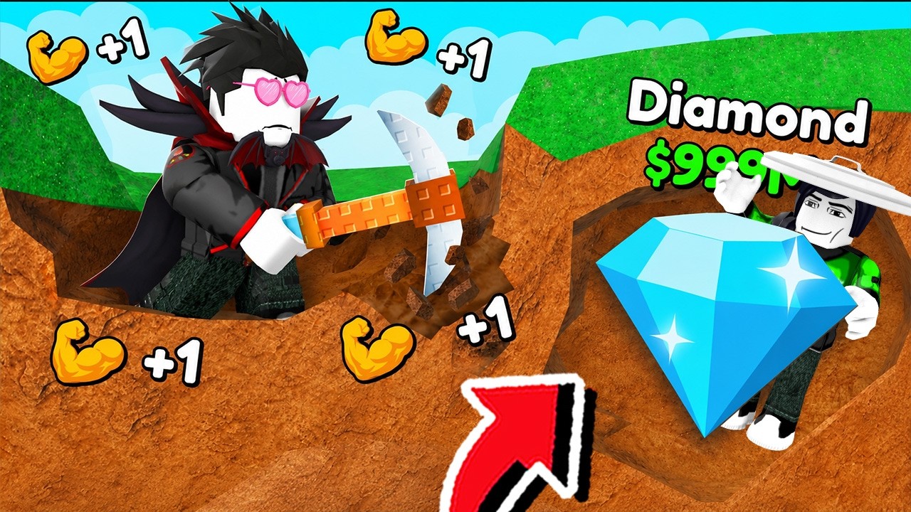 +1 MINING PER KLIK UNTUK JADI KAYA DI ROBLOX!!