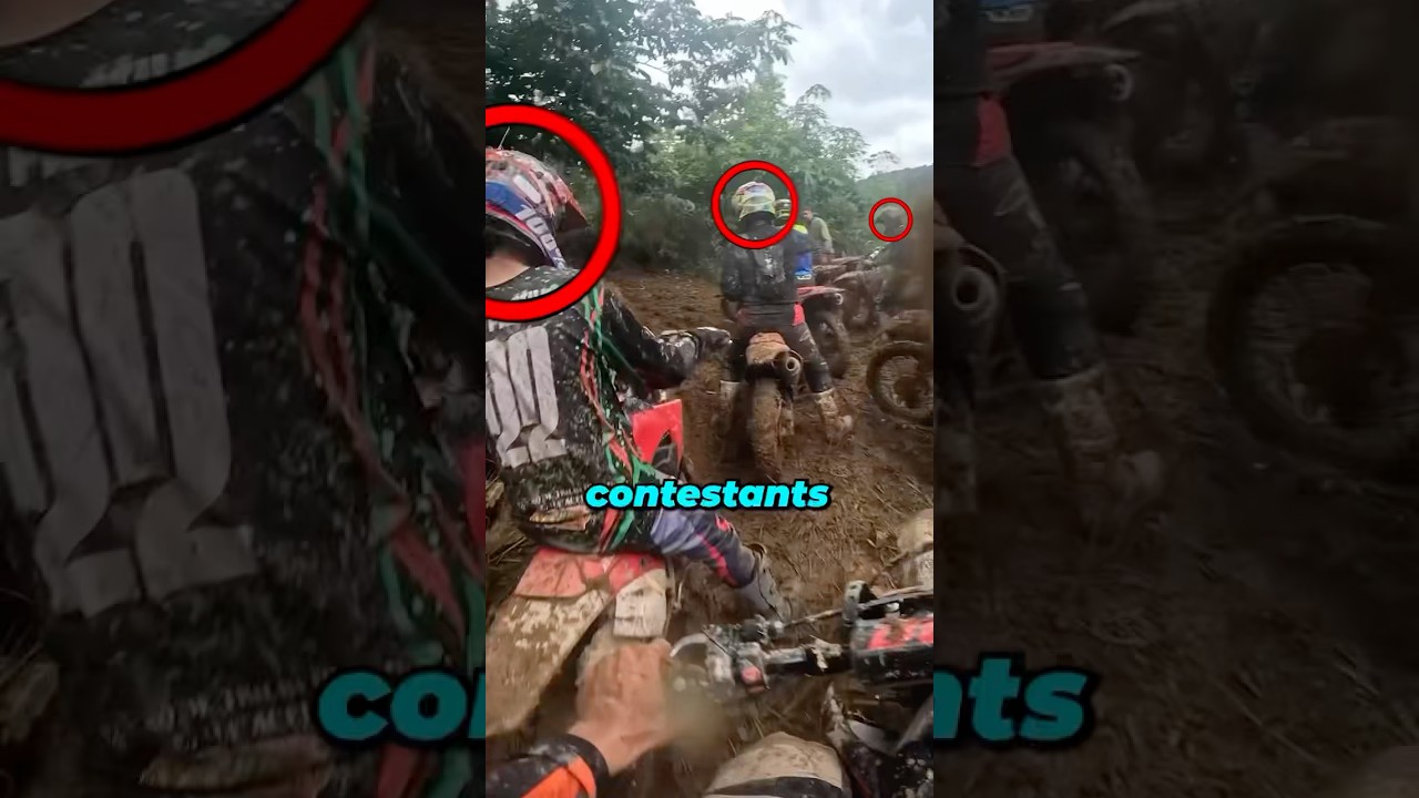 Biker Realised Something Crazy During This Race 😳