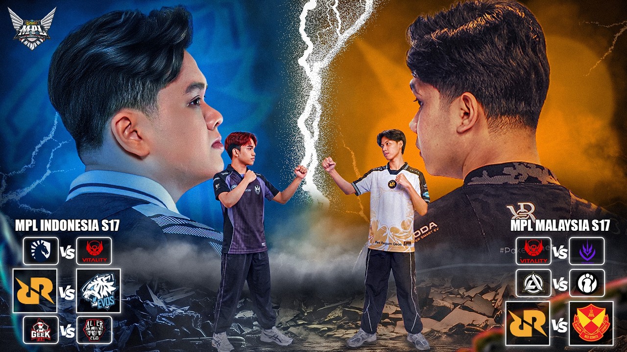 EVOS VS RRQ, SRG VS RRQ TORA. RESTREAM MPL ID & MALAYSIA S17