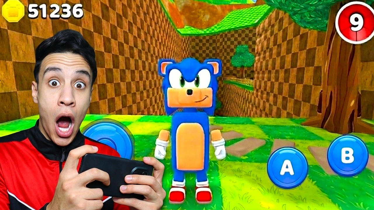 اتحولت إلى سونيك في لعبة الدب الخارق Super Bear Adventure!! ⚡😱