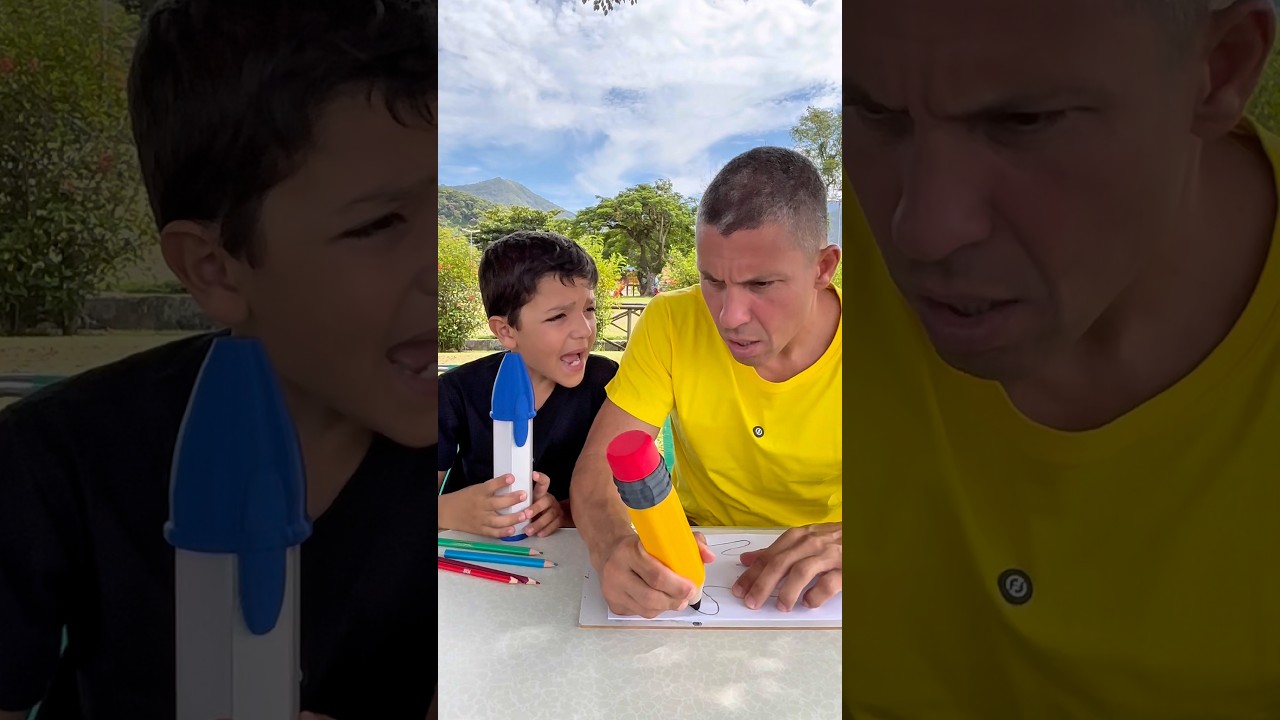 NEM A CANETA E NEM O LÁPIS ERAM DE VERDADE #shorts