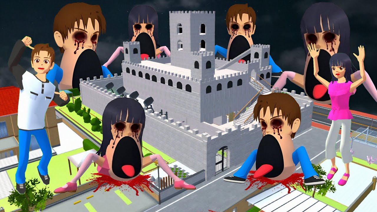 Yuta Mio Buat Benteng Raksasa Paling Aman Dari PASUKAN YUTA MIO EATER 😱| Sakura School Simulator