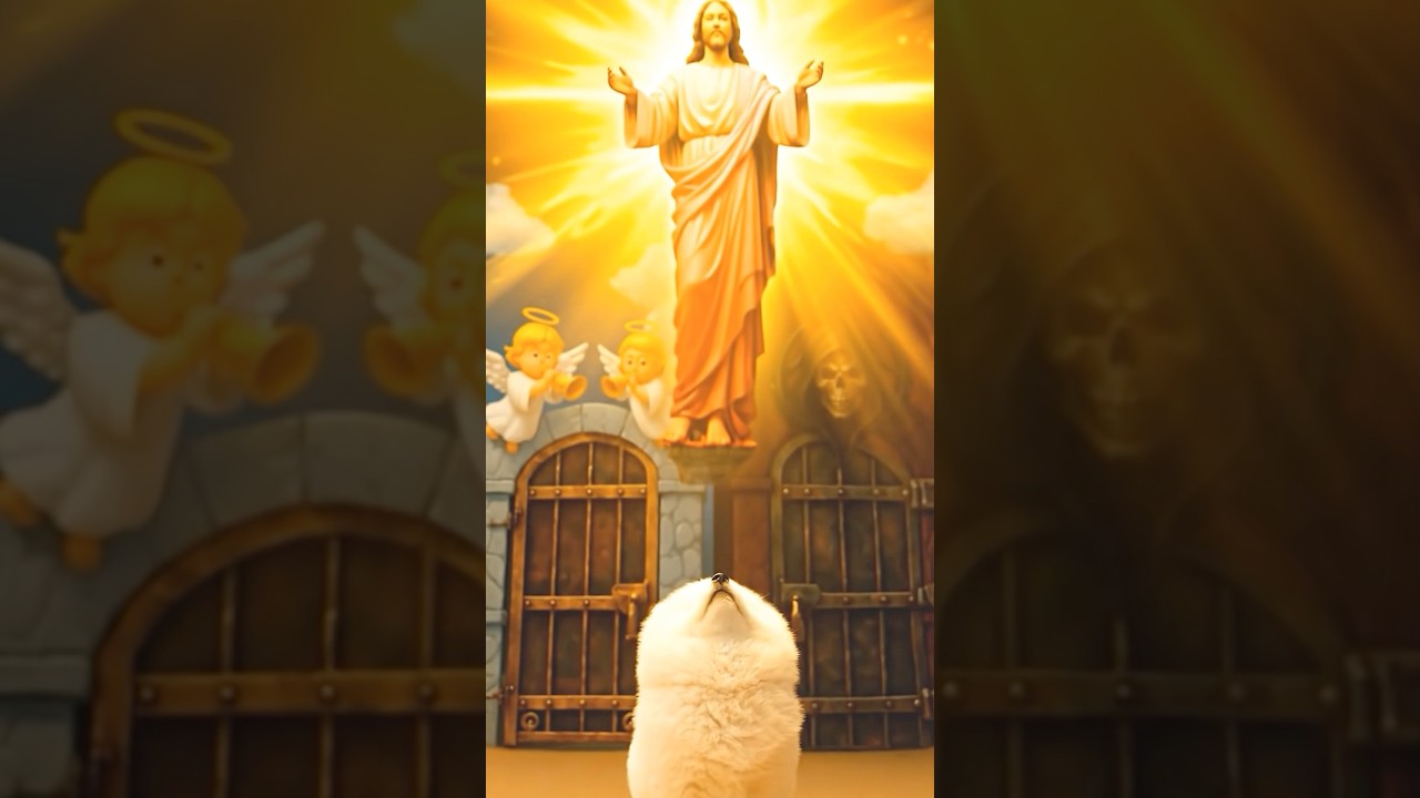 Would JESUS let the dog into Heaven ? #shorts #Kpop #kpopdemonhunters