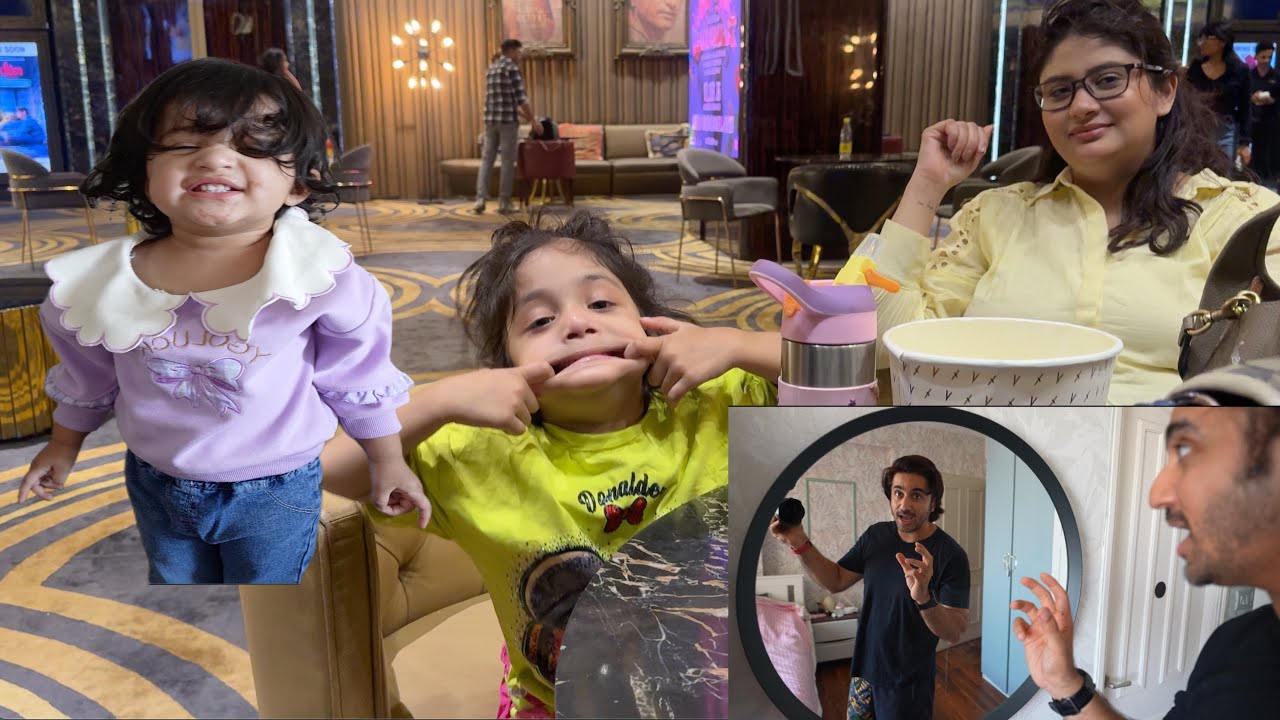 SHE HAS FINALLY STARTED TO COME WITH US FOR THE MOVIES