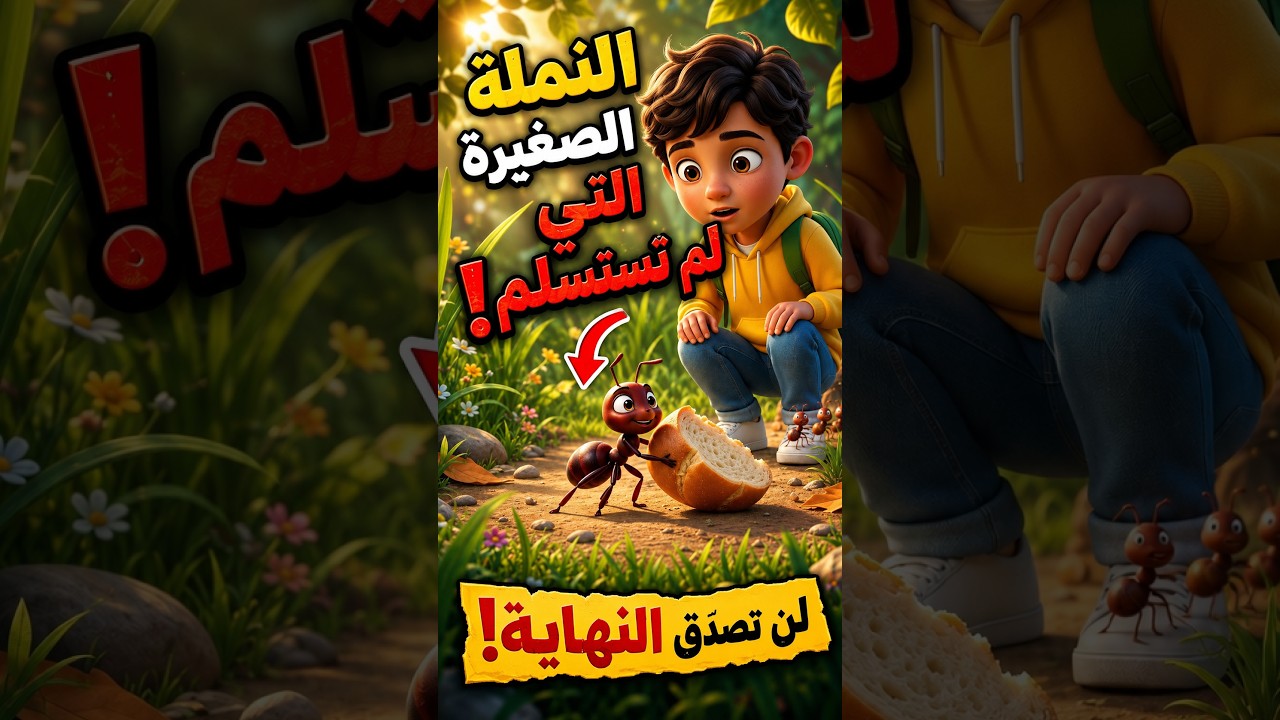 🐜 النملة الصغيرة التي لم تستسلم! | قصة عمر والنملة