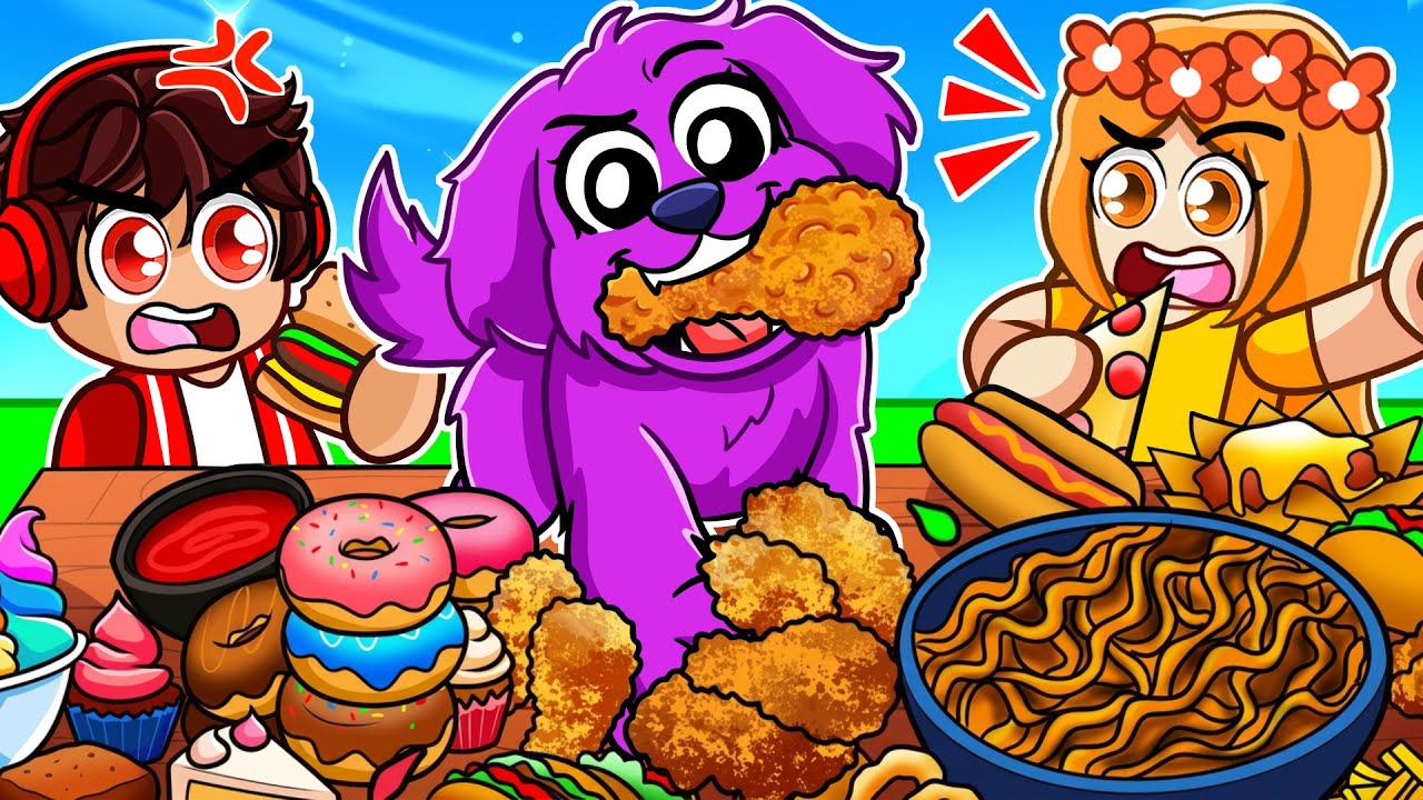 KÖPEK Olup Arkadaşlarımın Yemeğini Çaldım! - Roblox