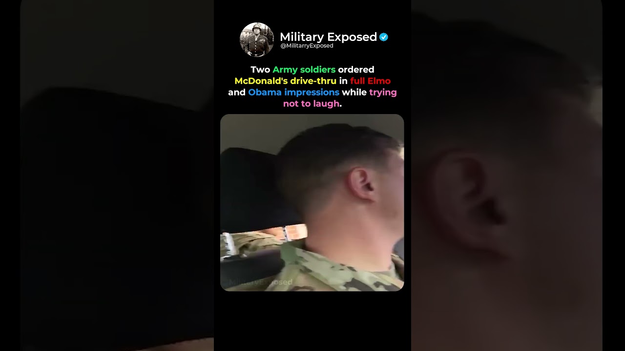 These Soldiers Had the Drive-thru Employee so Confused 🎤😂
