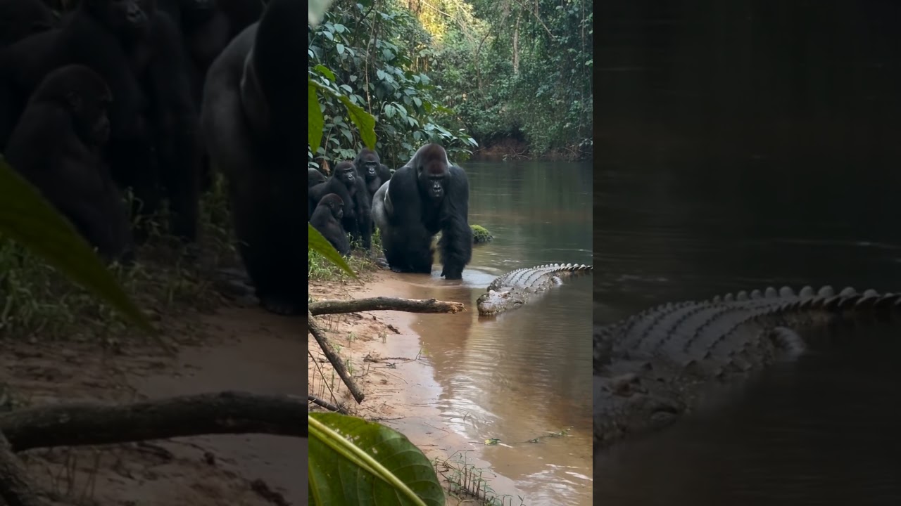The Silverback Protected His Troop