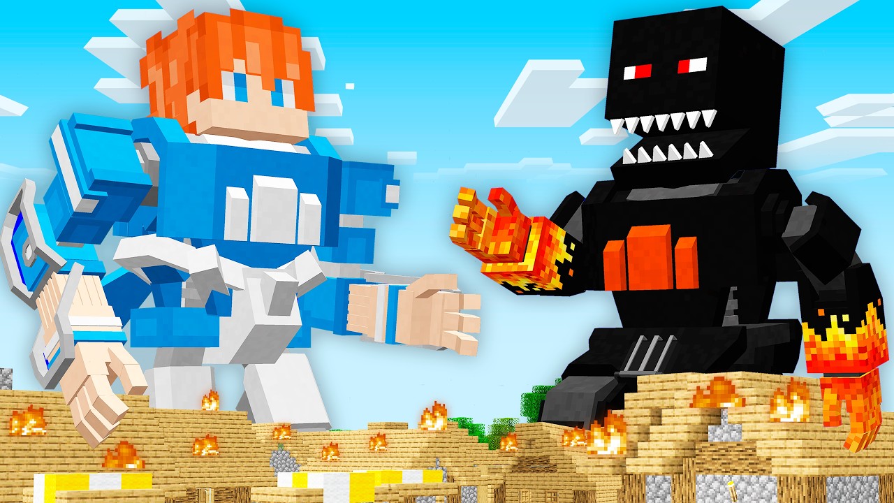 SOBREVIVI me transformando em MEGA ROBÔS!