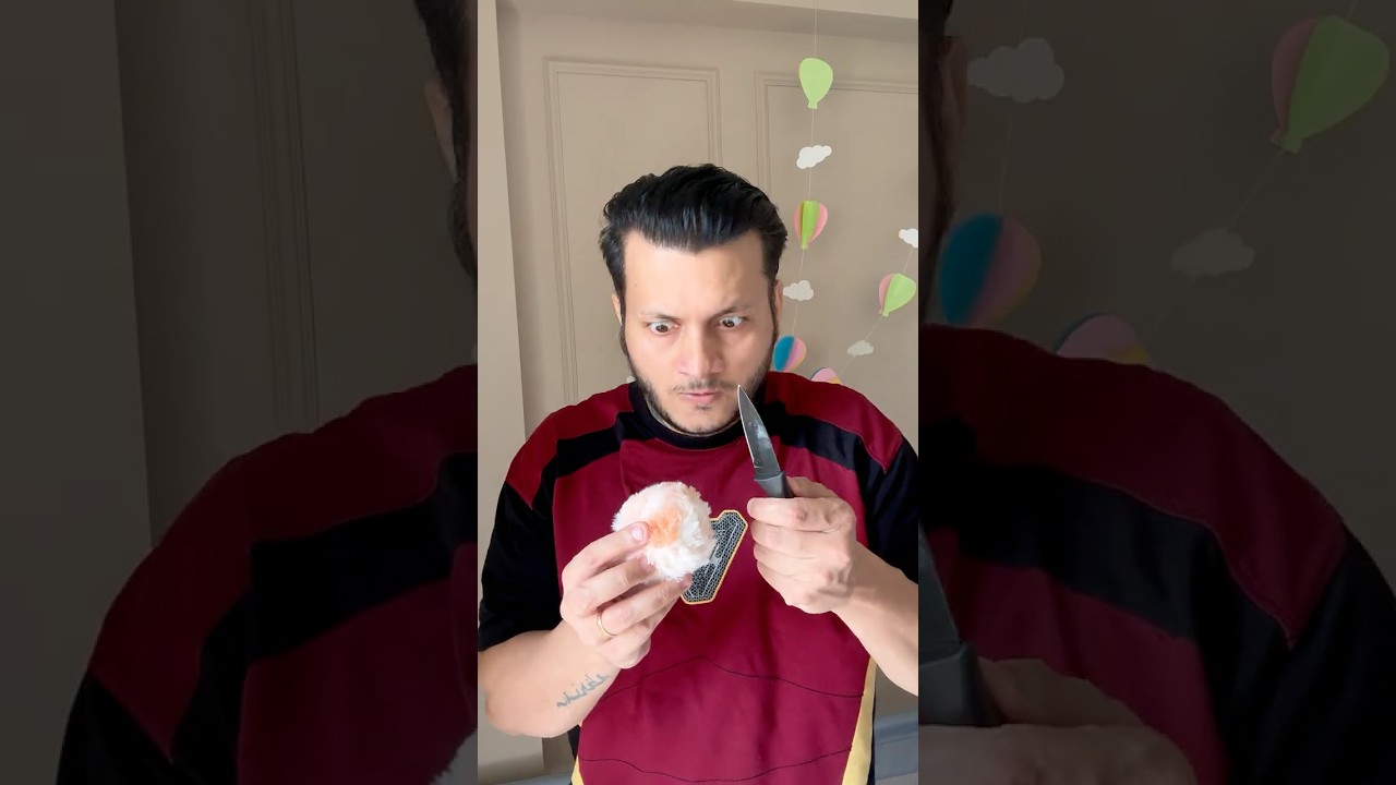 SOFT BALL KO CUT KAR DIYA 🔪⚾🫣 #shorts #youtubeshorts #cricket #unboxing #ball #funny