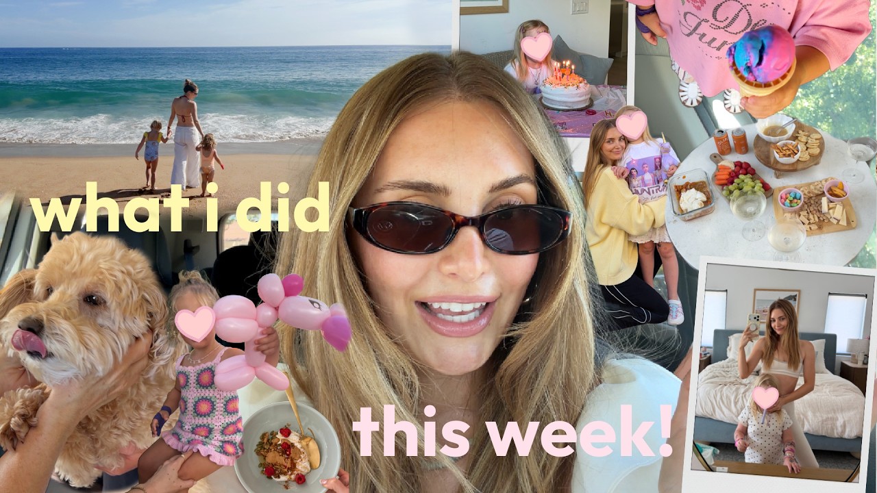 week in my life: i have a 7 year old 🎂, fav healthy groceries & going out!!