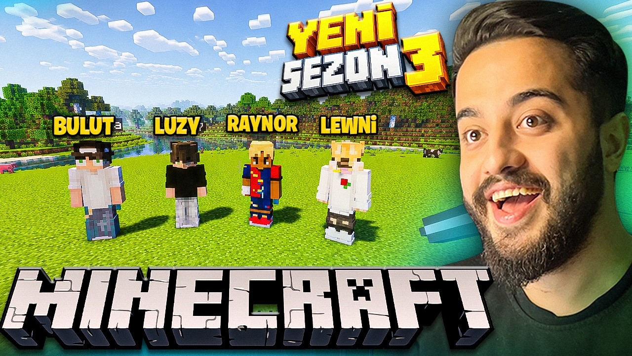 1 YIL SONRA TEKRAR MİNECRAFT! EKONOMİ SİSTEMLİ KÖYÜMÜZ! Sezon 3 1. Bölüm