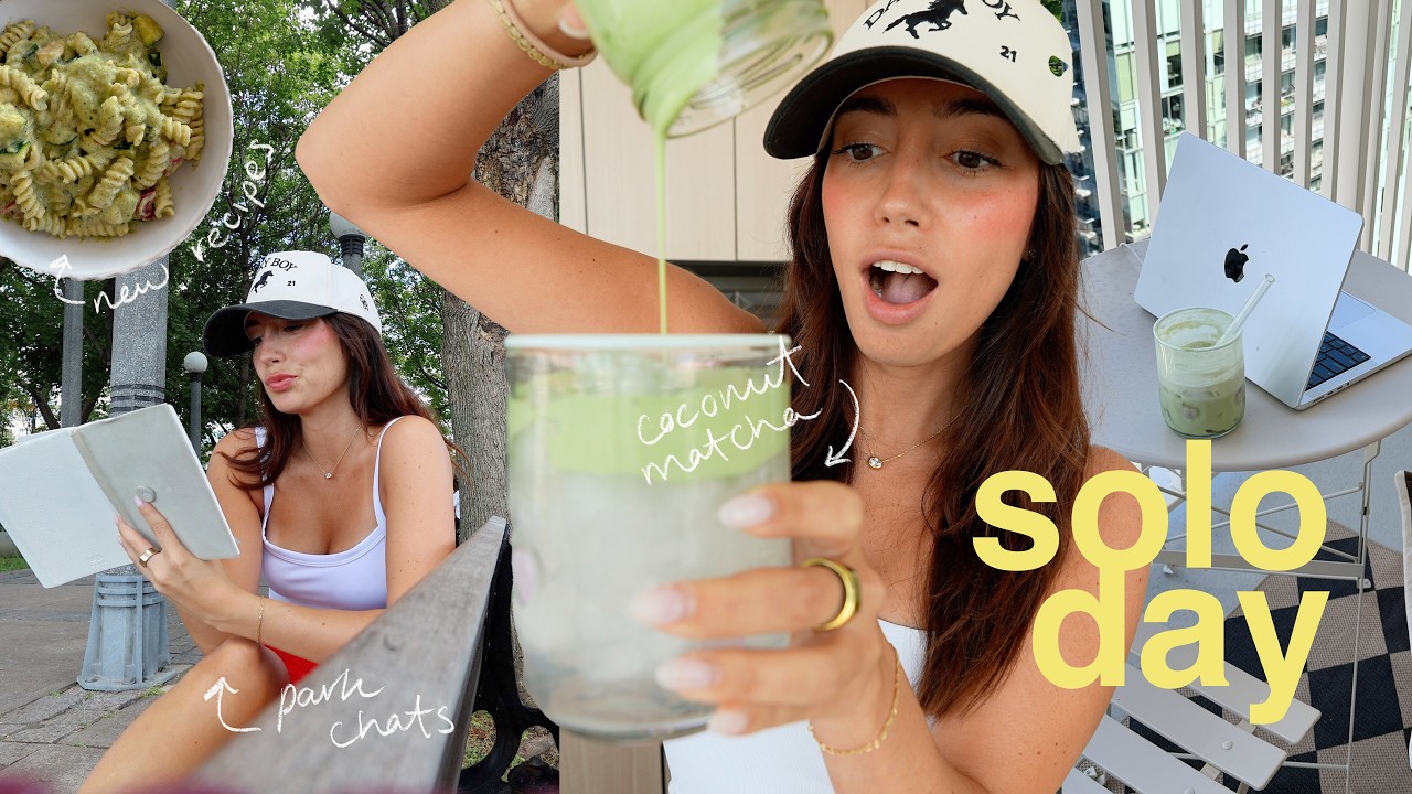spend the day alone with me vlog! trying new recipes, home decor shopping & self care