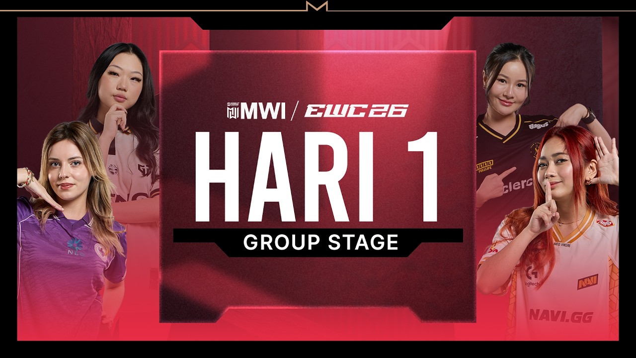 🔴 LANGSUNG | HARI 1 | Babak Grup MLBB MWI at EWC26 | (ID)