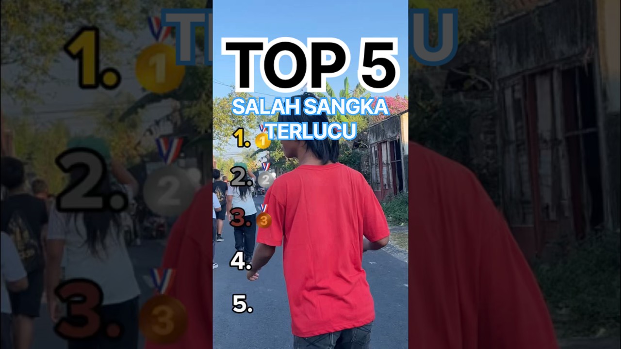 TOP 5 SALAH SANGKA TERLUCU CORE🤣🫵#tiktok #salahsangka #indonesia