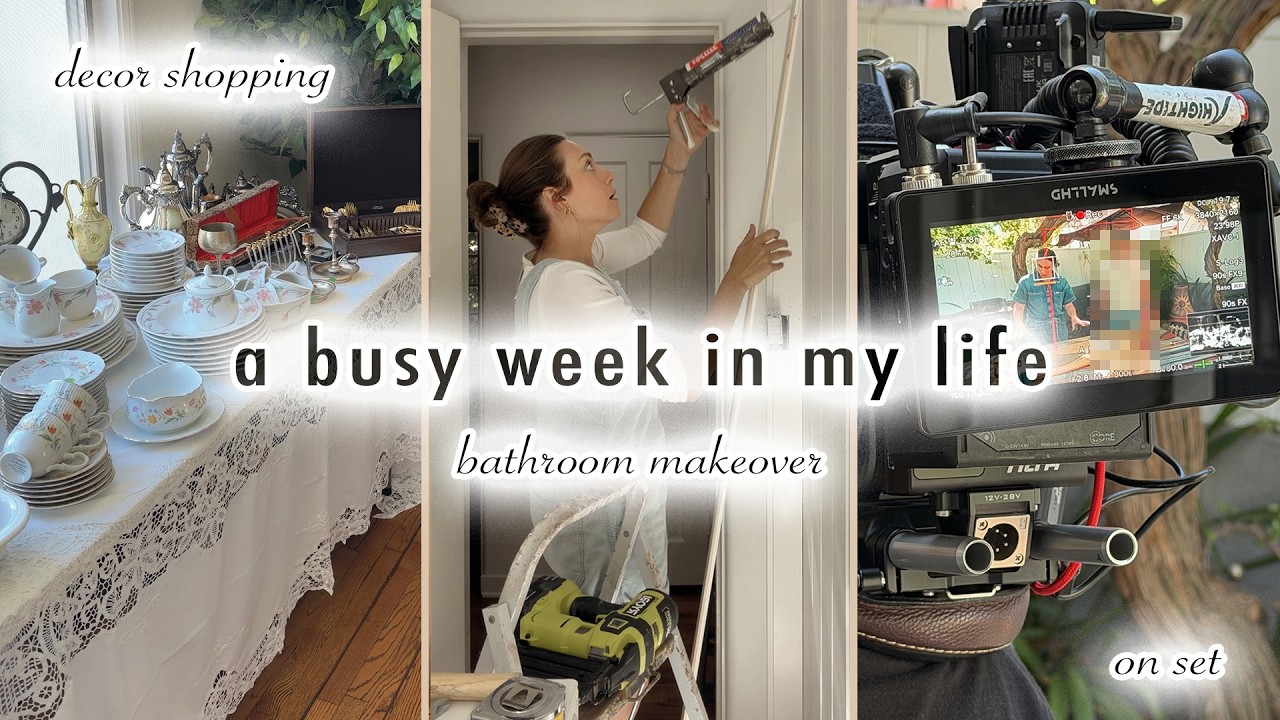 A BUSY WEEK IN MY LIFE: bathroom makeover, decor shopping, baby shower & more | MaCenna Lee