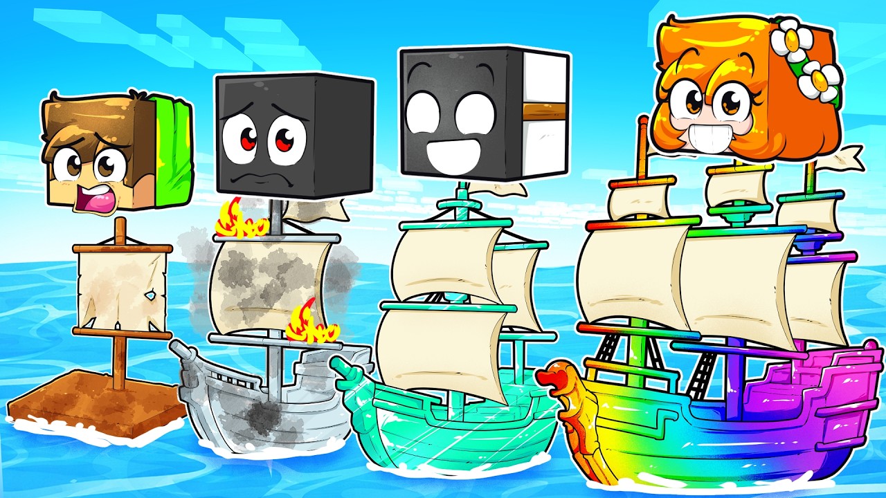 QUEM TEM o NAVIO mais PRO no Minecraft!