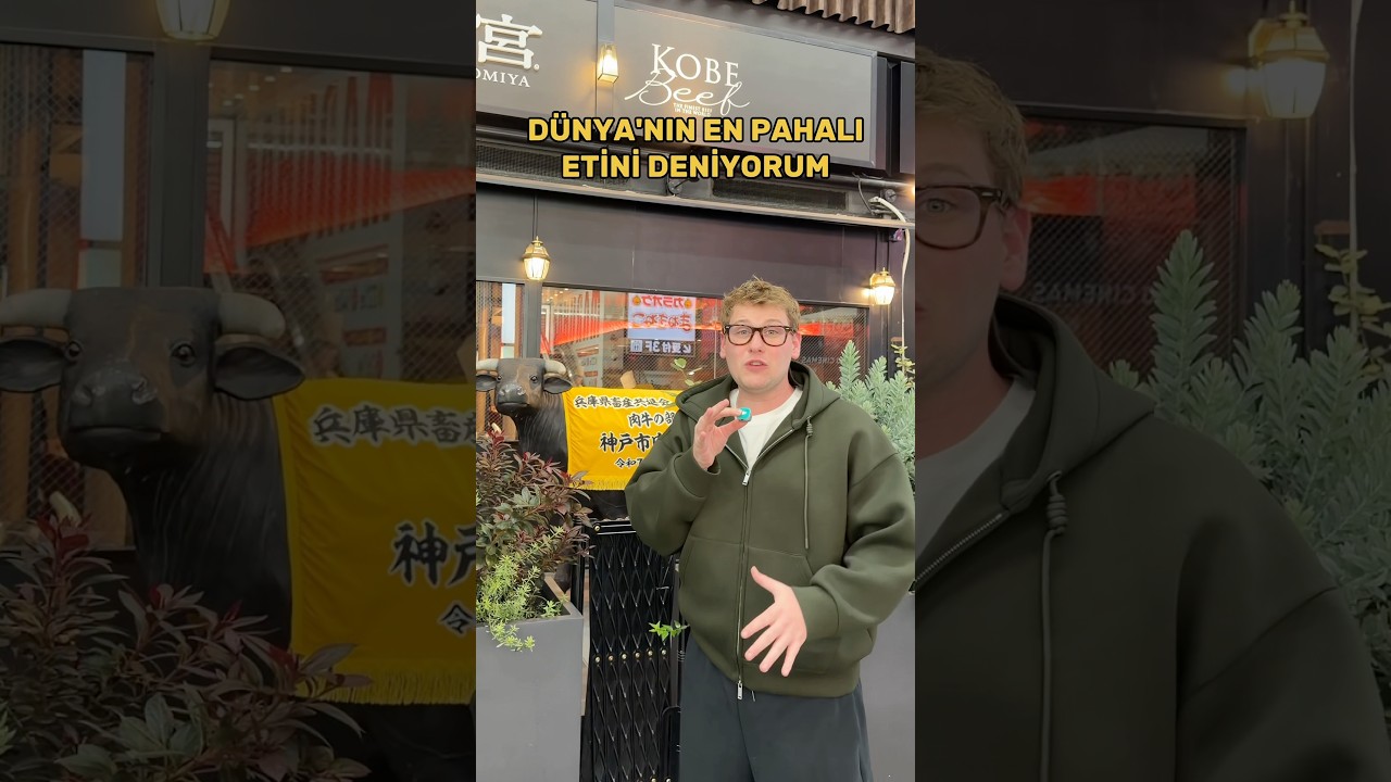 DÜNYANIN EN PAHALI ETİNİ YEDİM!!? #emreuzunboy #wagyu #vlog #food #shorts