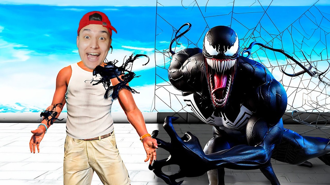 اصلانو يتحول الى فينوم 😱 قابلت اسبايدر الشرير