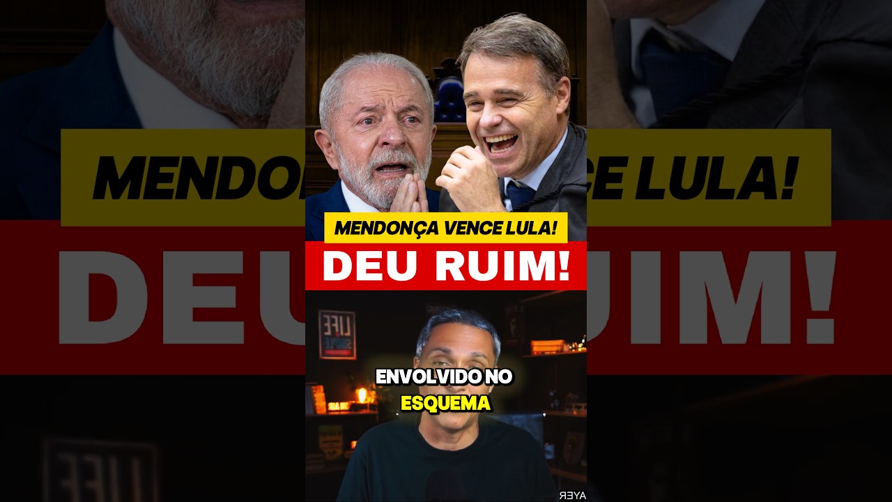MENDONÇA HUMILHOU LULA COM ESSA DECISÃO!