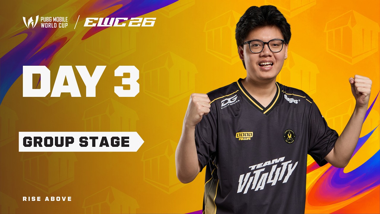 [ID] PMWC at EWC 26 Group Stage Day 3 | GROUP B | PUBG MOBILE WORLD CUP at 2026 ESPORTS WORLD CUP