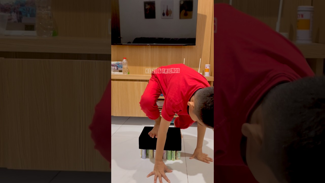 Hah Keizo & papi beneran bisa berdiri di atas uang kertas⁉️