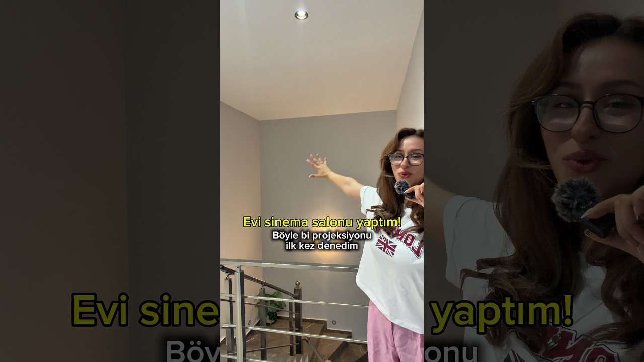 evi sinema salonuna çevirdim! Anker projeksiyon incelemesi | @AnkerOfficial  ile işbirliği