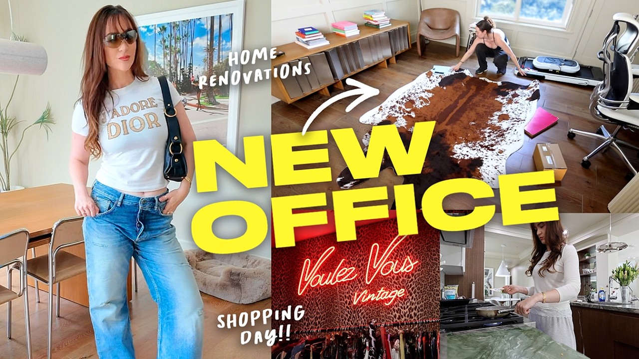 Moving My NEW OFFICE + Solo Shopping Date!! 🏡🛍️ - Published by AlishaMarieVlogs
