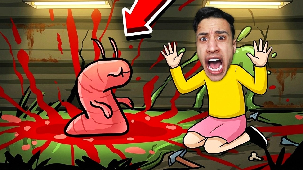 لعبة الدودة الحمراء دي عقدتني نفسيًا!! 😱 (The Visitor)