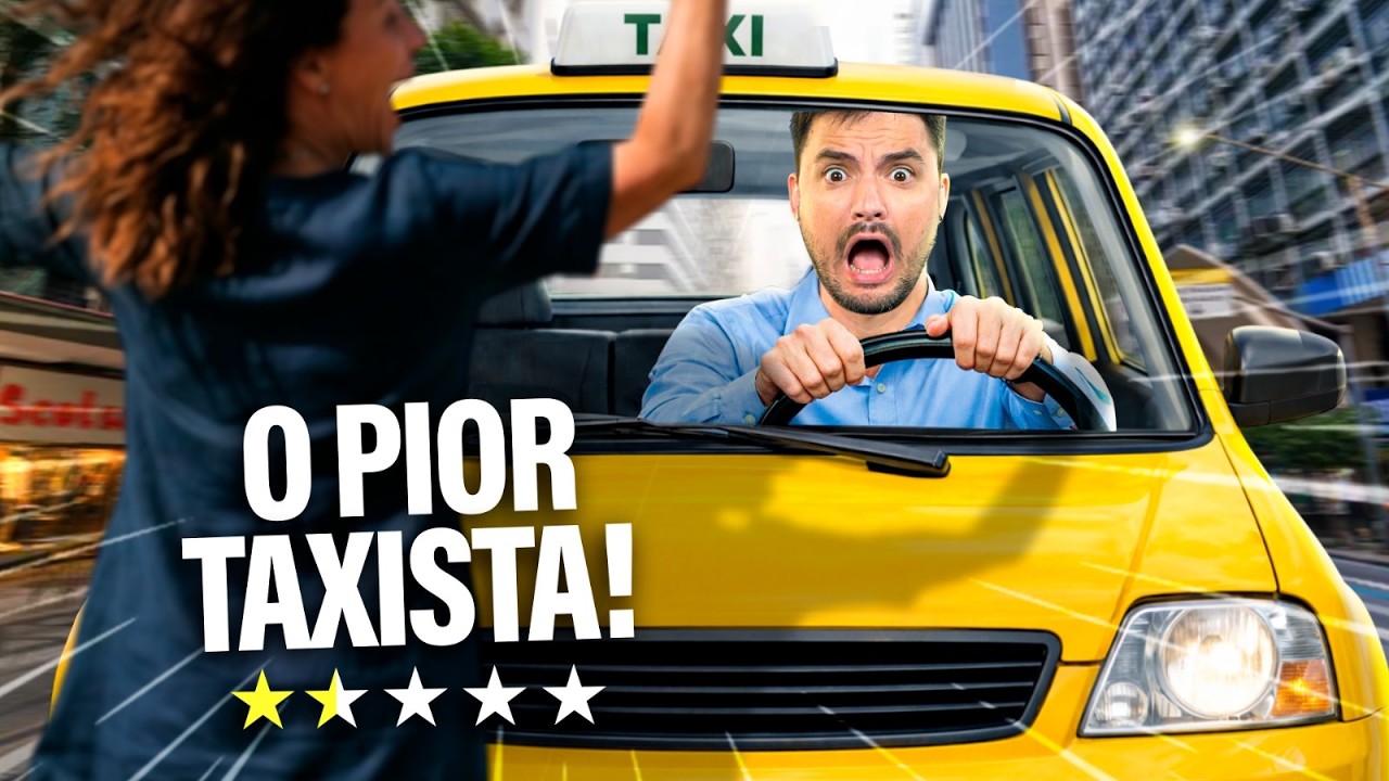 CHEGA DE YOUTUBE! VIREI TAXISTA!