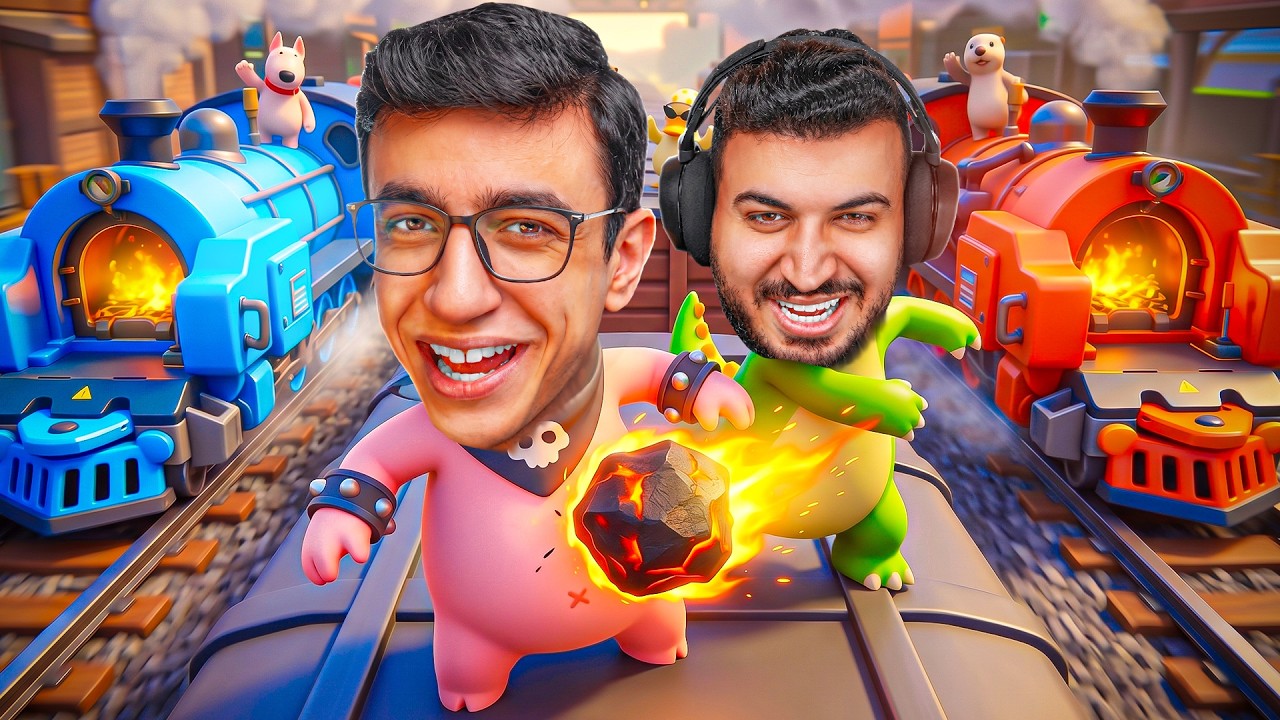 أقوى خناقة فوق القطر  😂 | Party Animals 🔥