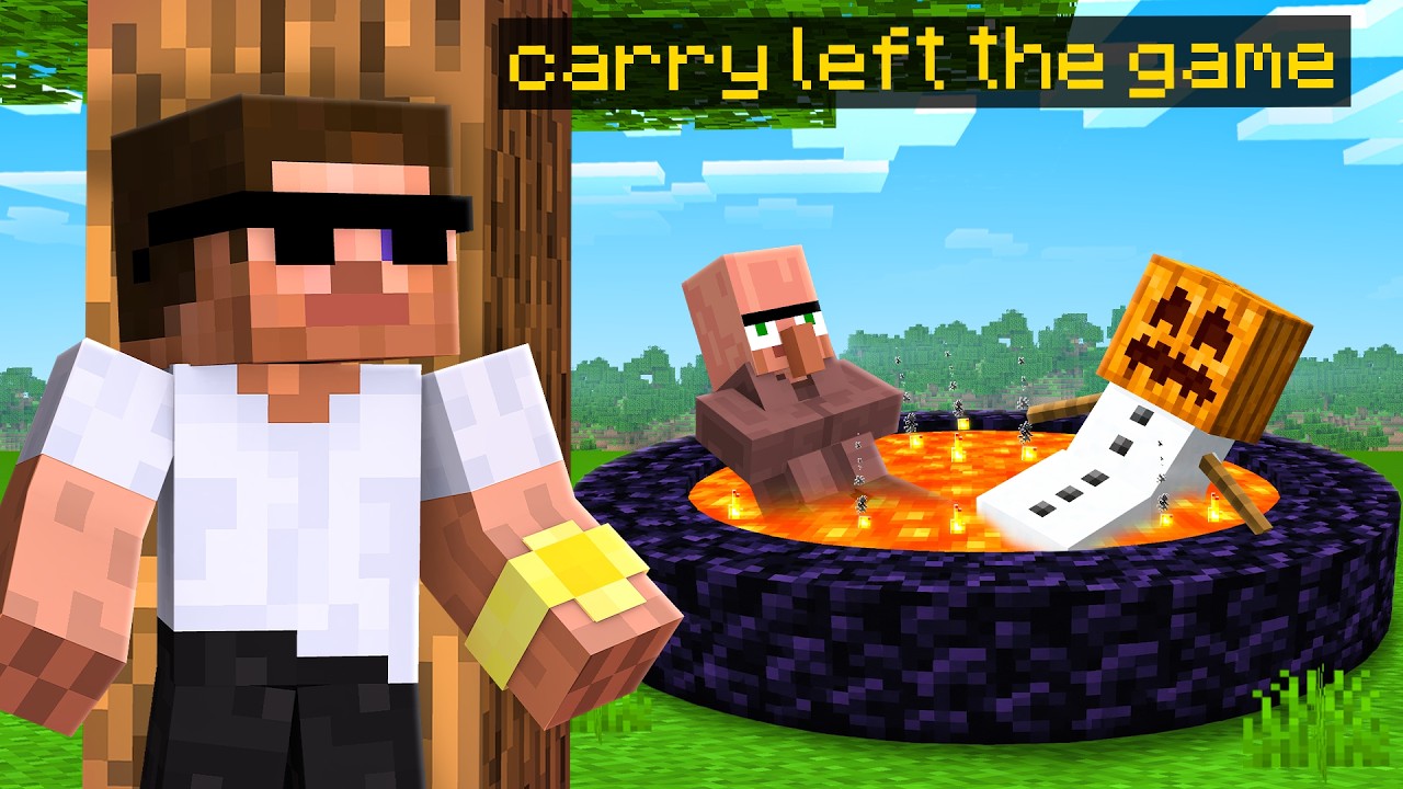 How Minecraft Mobs Act when you leave the game...