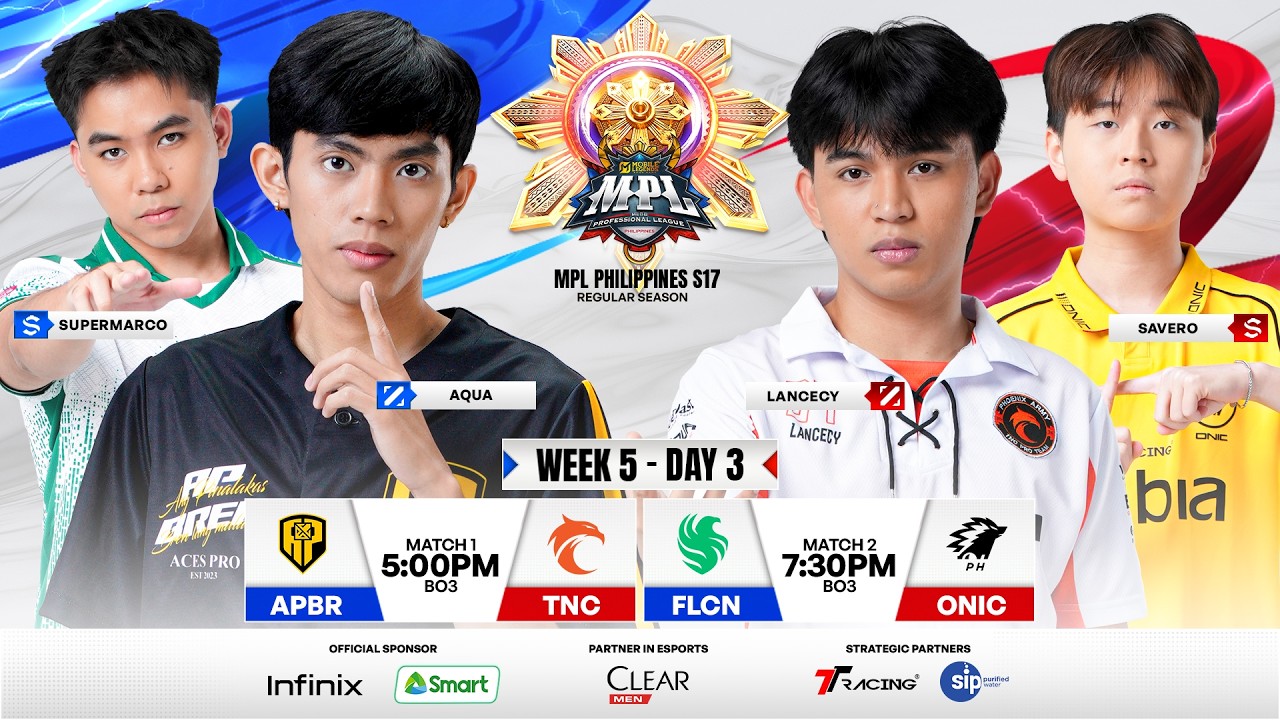 🔴 LIVE | MPL PH S17 | FILIPINO - Week 5 Day 3