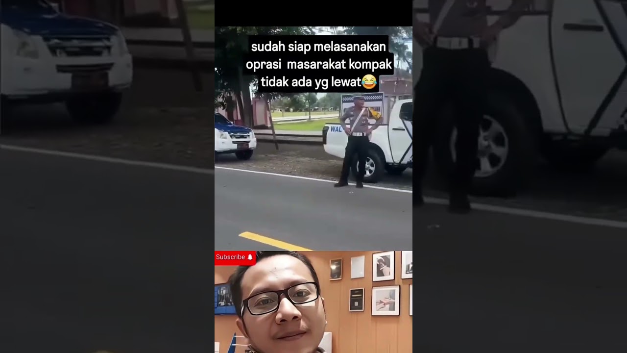Padahal udah siap ga ada yang lewat #reactionseadanya #seharianlucu #memengakakkocak
