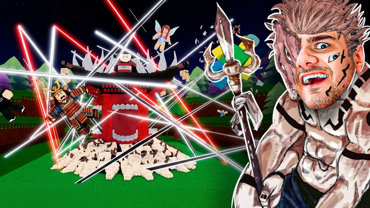 Me Ensinaram A Jogar De SUKUNA No JUJUTSU SHENANIGANS... Esse Foi O Resultado