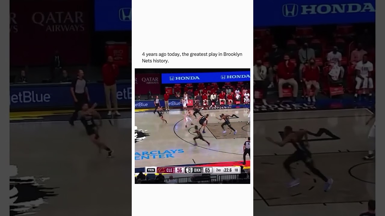 THE GREATEST PLAY IN NETS HISTORY 😭🔥