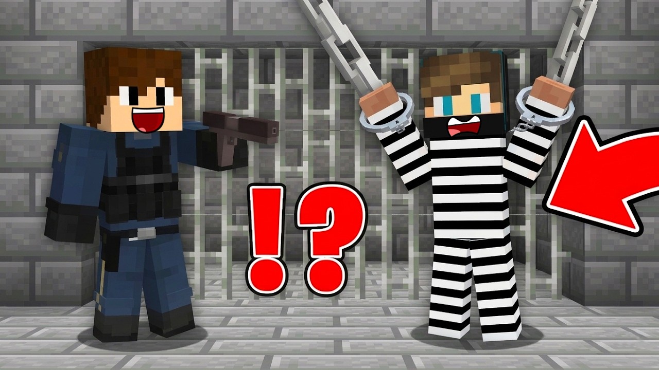 ماين كرافت لايف ستيل الحرامية #24 : الشرطة اعتقلتني لأول مره بسيرفر ولكن !!؟ 😱🔥