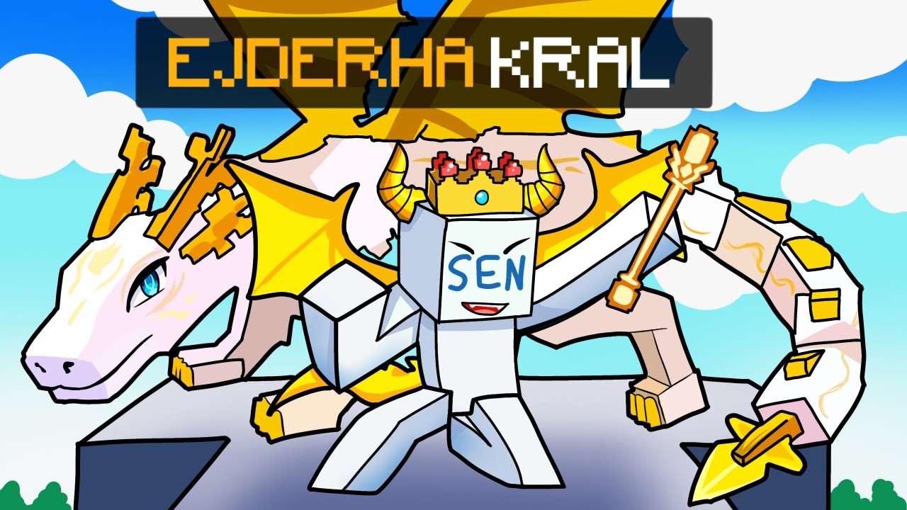 SEN EJDERHA KRALI OLDUN! - Minecraft