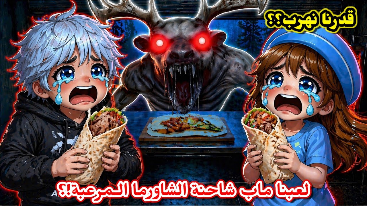 لعبنا ماب شاورما ترك 🌯 شاحنة الشاورما وقابلنا الزبائن المرعبين 💀😭⁉️ || Roblox Shawarma Truck