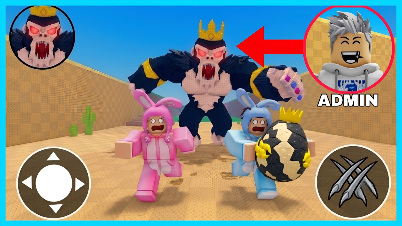 MIPAN & ZUZUZU Kesel! AKUDAV Prank Jadi Admin Di Game Steal An Egg! ROBLOX!