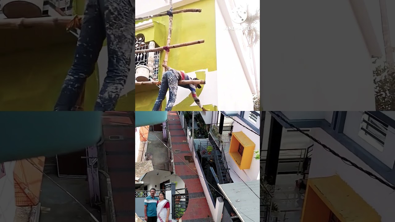 ഇത്രയും ഉയരത്തിൽ നിന്നാ ണെങ്കിലും ചെയ്യുന്ന ജോലിയിൽ ഒരു വിട്ട് വീഴ്ചയും ഇല്ല #ytshorts #malayalam