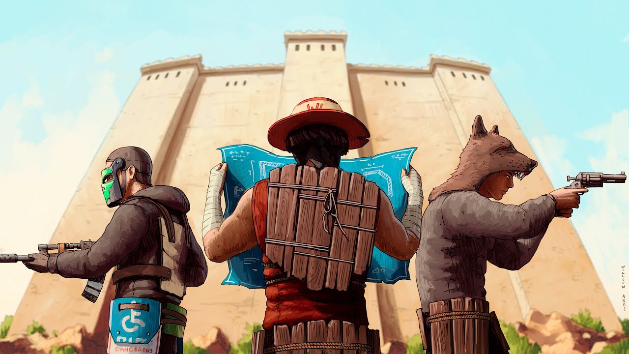 When a solo farmer and 2 PVP Chads play Official Rust...