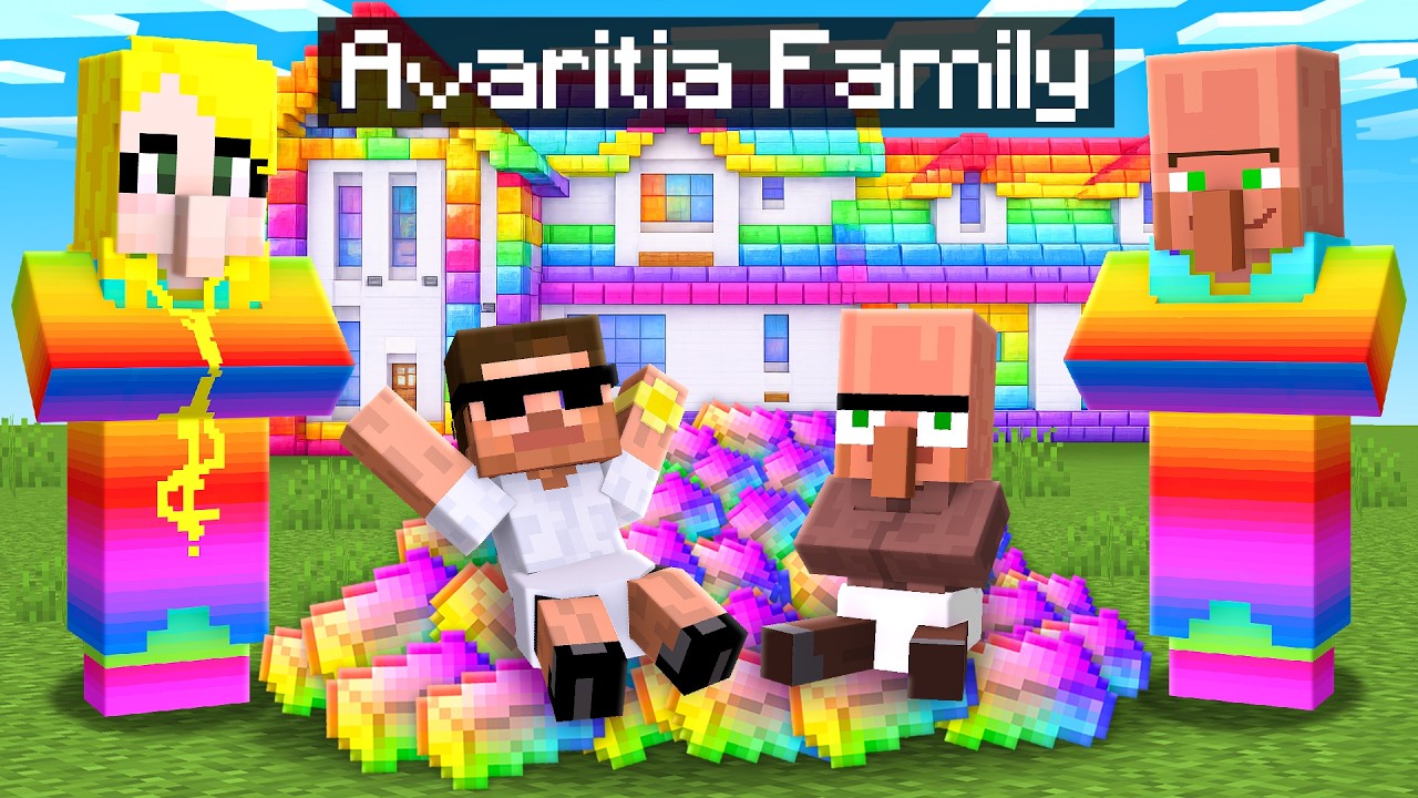 I Got ADOPTED By AVARITIA Family In Minecraft!