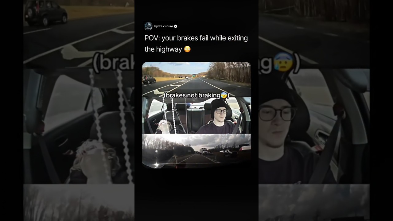 POV: your brakes fail while exitingthe highway 😳 #carguy #cars #bmw