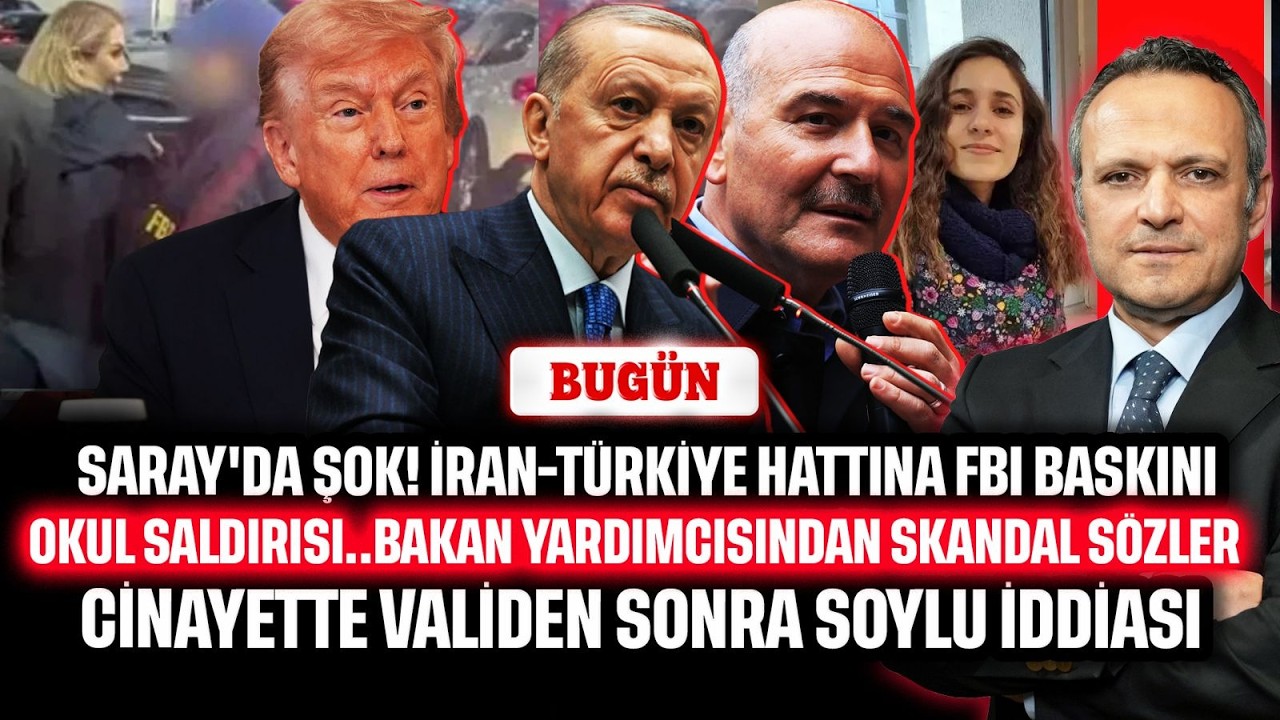İran-Türkiye hattına Trump baskını. Cinayette Soylu iddiası! Okul saldırısına skandal sözler | BUGÜN