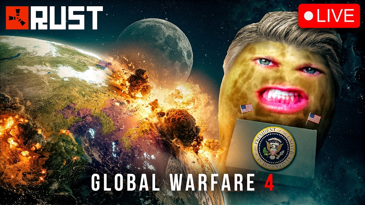 🔴LIVE | RUST: GLOBAL WARFARE | PEANUT PRESIDENT OF THE UNITED STATES WITH LAUNCH CODES | #BUNGULATE