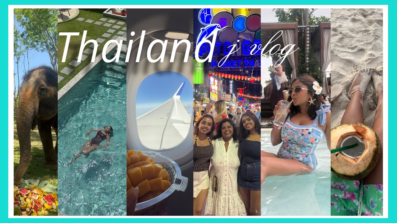 5 girls in Thailand ✨☀️🌊|  J vlog ✨