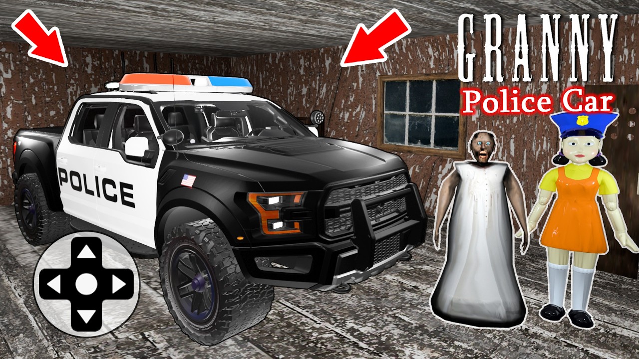 Playing as Granny vs Doll-cop vs Police Car in Room !! Gameplay Animation (p.9)